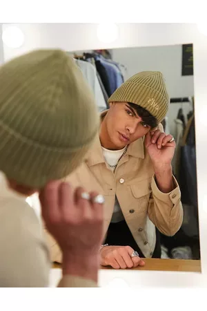 Levi's Beanie with vintage logo in tan