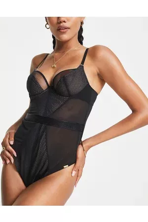 Gossard Non-padded plunge mesh body in