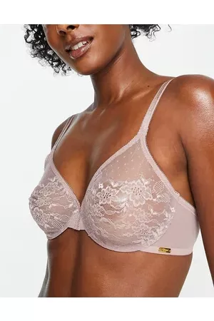 Gossard Glossies Lace non padded sheer underwired bra in light