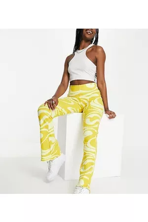 Fila Swirl print flares in