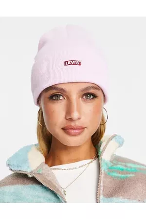 Levi's Beanie with baby tag logo in pink