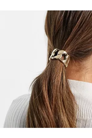 ASOS Hair cuff with chain design in tone