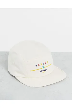 Parlez Men Caps - Bel-Air 5 panel cap in sand with logo embroidery