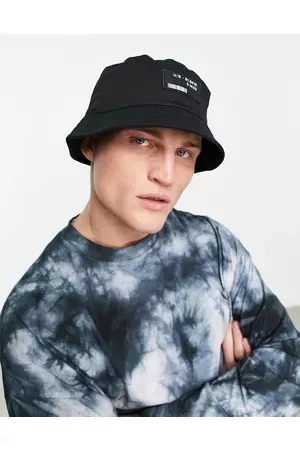 ASOS DESIGN Bucket hat in cotton with branded logo
