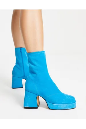 Topshop green best sale suede boots