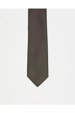ASOS Slim tie in dark tonic