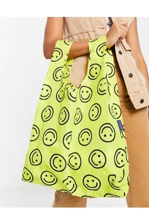 Baggu Women Tote Bags - Nylon shopper tote bag in happy print in