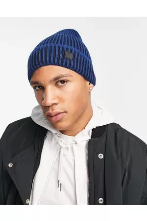 River Island Ribbed beanie in