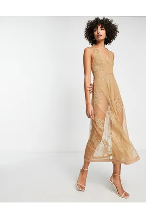 Other stories clearance lace midi dress