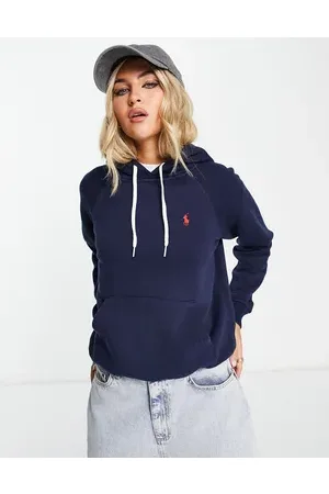 Ralph Lauren Long sleeve hoodie in navy