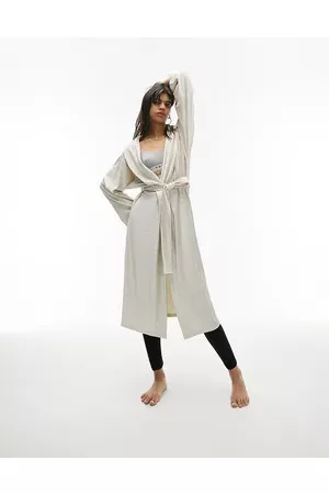 Topshop Women Bathrobes - Plisse velvet robe