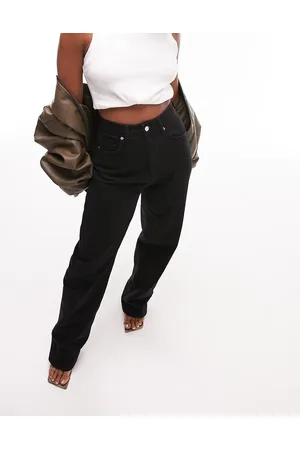 Topshop Oversized Mom jeans in washed