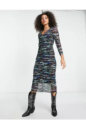 Object Abstract midi dress in