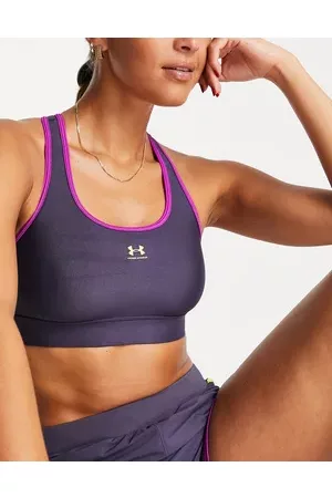 Under Armour Authentics mid support padless sports bra in