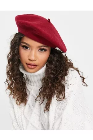 My Accessories London wool beret in