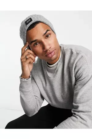 Calvin Klein Losar knitted beanie in marl