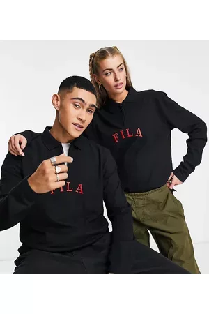 Fila Unisex ribbed varsity rugby top in