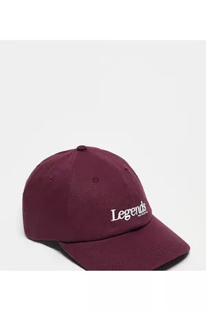 New Balance Legends cap in off burgundy