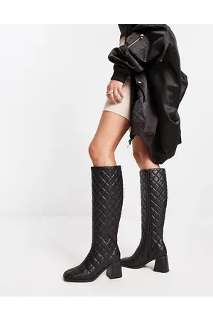 Monki patent boots hotsell