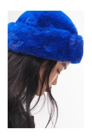 Topshop Women Hats - Faux fur hat in cobalt