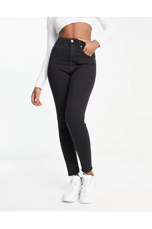 Bershka High waist skinny jean in