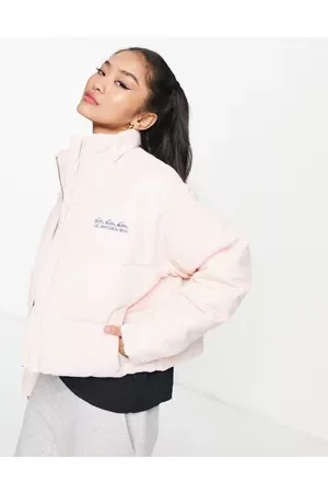 Quiksilver Cord cropped puffer jacket in Exclusive at ASOS