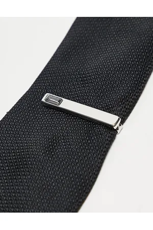 ASOS Tie bar with crystal in tone