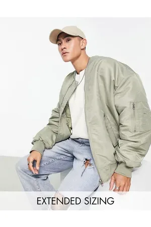 ASOS Extreme oversized bomber with MA1 pocket in