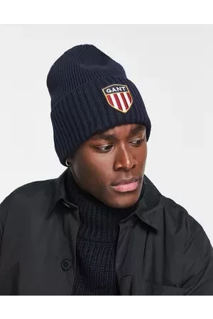 GANT Men Beanies - Wool beanie in with large shield logo