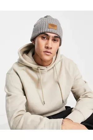 Timberland Ribbed beanie in light