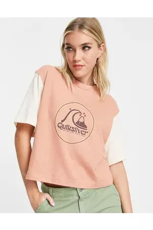Quiksilver Vintage cropped t-shirt in