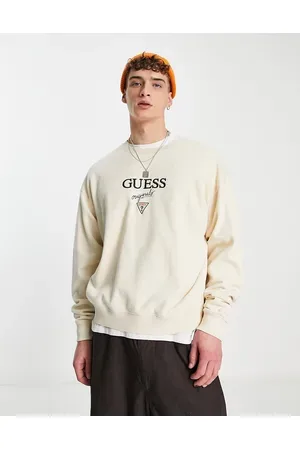 Cream discount guess sweatshirt