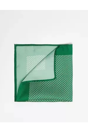 ASOS Pocket square in forest geo print