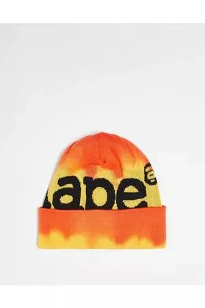 AAPE BY A BATHING APE Aape by A Bathing Ape tie dye beanie with large logo placement