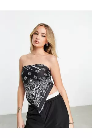 ASOS Women Hair Accessories - Multiway bandana and top in mono