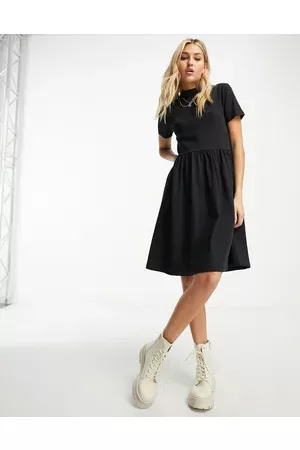 Pieces Anga short sleeve dress in