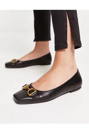ASOS Leighton square toe ballet flats in