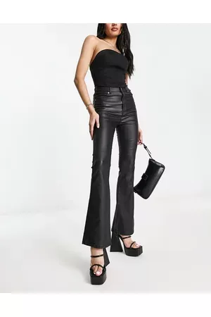 Dr Denim Moxy Flare slim fit jeans in metal