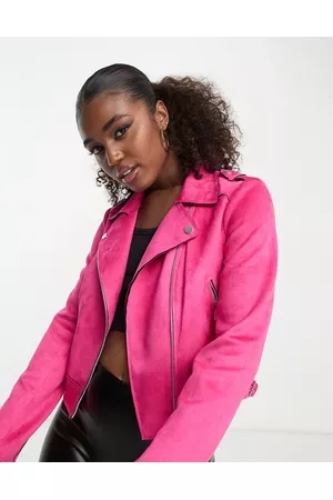 Morgan Zip detail biker jacket in