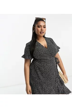 VERO MODA Women Casual Dresses - Wrap mini dress in spot print