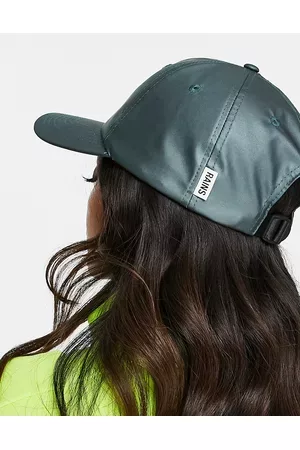 Rains Caps - Waterproof unisex baseball cap in shiny green