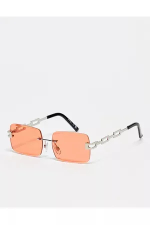 Jeepers Peepers Rimless 90s sunglasses in