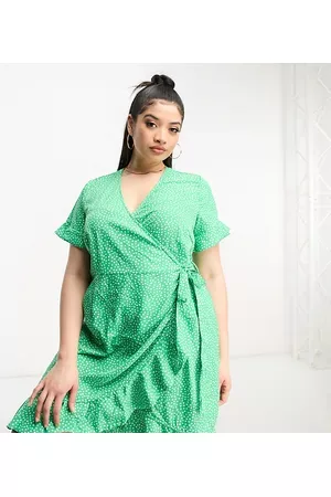 VERO MODA Women Casual Dresses - Wrap mini dress in bright spot print