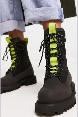 Rains Combat lace up boots in