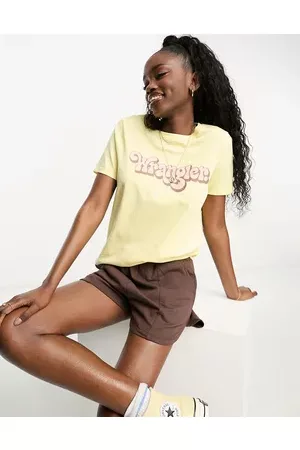 Wrangler Women Short Sleeve - Regular fit logo t-shirt in