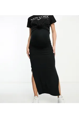 Mama;licious Mamalicious Maternity jersey maxi skirt in