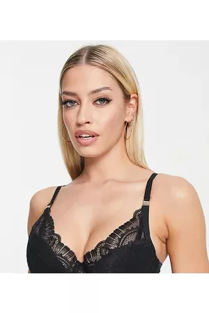 Hunkemöller Women Nursing Bras - Maternity Adelaide lace nursing padded plunge bra in