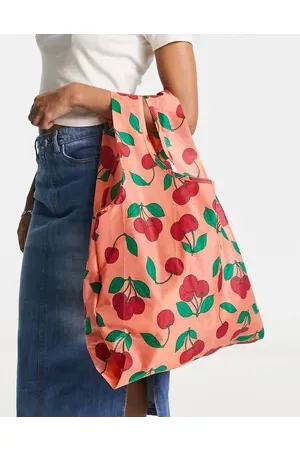Baggu Women Tote Bags - Standard nylon shopper tote bag in sherbet cherry