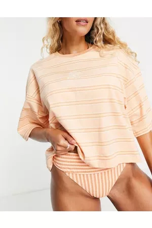 Rip Curl Women Crop Tops - Rip Curl Waves heritage crop t-shirt in in stripe