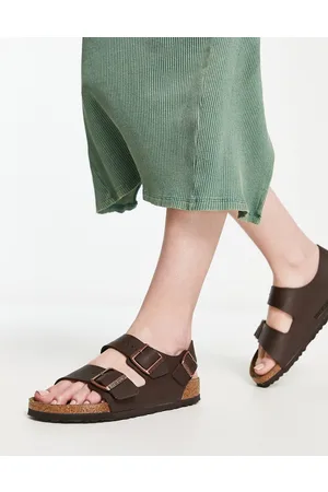 Birkenstock Milano Birko-Flor sandals in brown